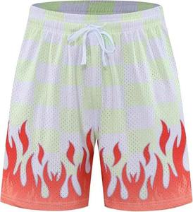 Direct Factory Mesh Shorts Ensembles de shorts personnalisés pour hommes Logo personnalisé Shorts à sublimation en maille - Product Image 3