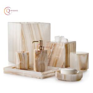 กล่องกระดาษทิชชู่หินอ่อนสีขาวสำหรับตกแต่งโต๊ะมีสีและขนาดที่กำหนดเองสำหรับโรงแรมและร้านกาแฟในราคาพิเศษ - Product Image 6