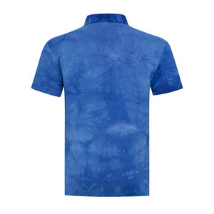 Polos transpirables Tie Dye, material suave, sostenible, antiarrugas, fabricación profesional de polos Tie Dye para hombres - Product Image 5