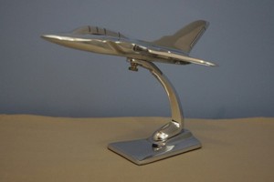 Đánh bóng nhôm máy bay chiến đấu máy bay phản lực mô hình máy bay trang trí trang trí máy bay cho trang trí nội thất bàn hiển thị đứng thu Quà Tặng - Product Image 4