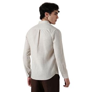 Camisa de lino blanca Misty para hombre Múltiples opciones de color Verde Beige Versátil y perfecta para el uso diario - Product Image 5