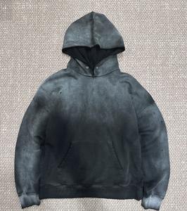 เสื้อฮู้ดสำหรับผู้ชายโอเวอร์ไซส์ล้างหินกรด - Product Image 1