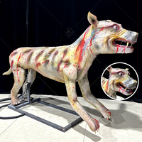 Intérieur Terreur Hyène Animatronique Modèle Pneumatique Horreur pour Maison Hantée Centre Commercial Aéroport Garderie Maternelle