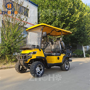 चीन में 4-सीट + 2-सीट वालिफेट्रिच ऑफ-रोड व्हील इलेक्ट्रिक गोल्फ कार्ट/ट्रॉली के साथ बनाया गया - Product Image 2