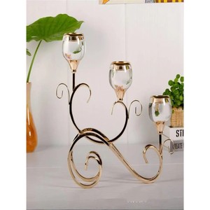 Candlestick <b>Holder</b> for Party Gold <b>Candle</b> <b>Holders</b> Taper <b>Candle</b> Stand at Low Price 6 Arms <b>Candle</b> <b>Stick</b> <b>Holders</b> Decorative Item - Product Image 6