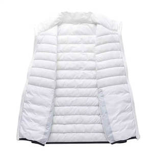 Gilet chaud matelassé pour hommes 100% haute qualité hommes hiver coupe-vent gilet vêtements d'extérieur décontracté matelassé sans manches gilet - Product Image 3