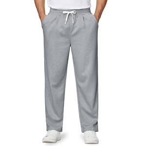 High Quality <b>Men's</b> Pants Straight Curved Striped Winter Knitted Pants Custom <b>Men</b> Drawstring Knit Streetwear <b>Trousers</b> & Pants - Product Image 1