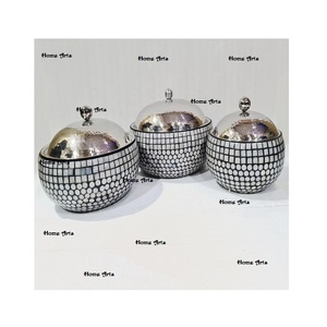 Olla caliente de trabajo MOP de diseñador con tapa martillada de acero inoxidable, olla caliente de forma redonda, cazuela de tamaño personalizado - Product Image 2