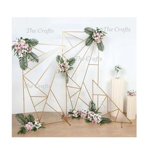 Fondo de flores artificiales de diseño extremadamente bueno, Fondo de Color negro de hierro hecho a mano para decoración de eventos de boda - Product Image 4