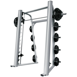 Nueva Máquina Smith Silver Elite Francesa para Sentadillas Guiadas con Barra, Ejercicios de Prensa, Gimnasio en Casa, Estudio de Entrenamiento - Product Image 1