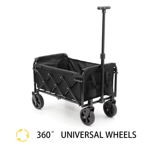 Wagons Carts Foldable - Collapsible Wagon Cart with Wheels Foldable - Utility Folding Wagon Cart for Sports Camping Grocery - Product Image 3