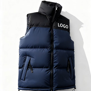 Chaleco Acolchado de Invierno de Calidad Original, Sin Mangas, Suave, Impermeable, Brillante, con Logotipo, Chaquetas para Hombre OEM - Product Image 5