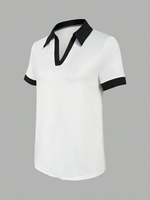 Kaus kustom kualitas tinggi kaus Polo wanita ukuran besar wanita Breathable kaus Polo sublimasi polos kaus Wanita
