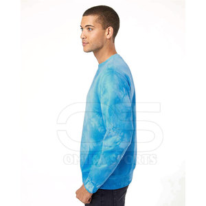 Hombres Tie Dye Sudadera Patrón Teñido a Mano Pullover Para Retro Vintage Y Hip Hop Street Style - Product Image 4