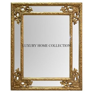 Ornate Antique Metal Design Wall Mirror Frame with a <b>Victorian</b>-inspired Design for a Sophisticated Room Accent Piece - Product Image 2