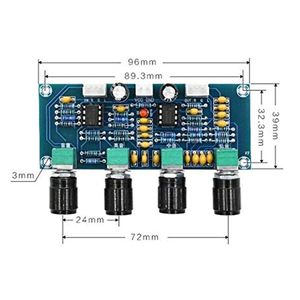 เอคเทค K312.107 DC 12-24V 2-Channel Amplifier บอร์ดควบคุมโทนเสียงพร้อม NE5532 - Product Image 4