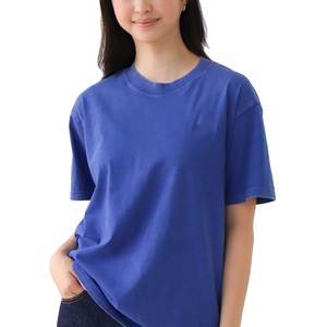 T-shirts unis vierges pour femmes, 100 % coton, style streetwear, anti-plis, décontractés, pour l'été, vente en gros, collection 2026 - Meilleures ventes - Product Image 4