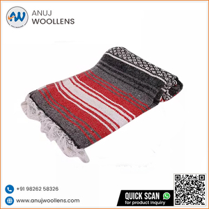 ผ้าห่มขนสัตว์ Falsa เชอร์รี่ดีไซน์ใหม่ล่าสุด2025จากผู้ผลิตอินเดีย - Product Image 2