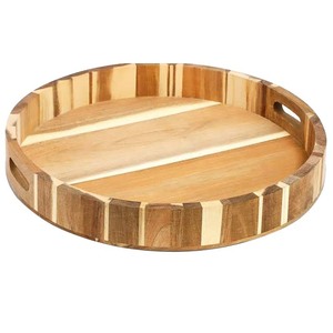 S Top Trending Bandeja decorativa hecha a mano para el hogar Suministros para restaurantes Decoración de mesa de comedor Uso de catering Bandeja para servir - Product Image 1