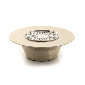 New Arrival Metal Dallah Heater Handmade Gold Plated Kitchenware Tabletop Teapot Dallah Heater With Best Quality - Product Image 1