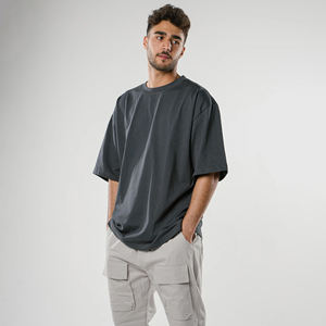 100% Cotton Drop Shoulder <b>Oversized</b> <b>T</b>-<b>shirts</b> For Men Blank Heavyweight <b>Oversized</b> <b>T</b> <b>Shirt</b> Drop Shoulder <b>Plain</b> <b>Oversized</b> <b>T</b>-<b>shirt</b> - Product Image 4