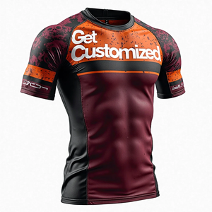 MMA Customized <b>Rash</b> <b>Guard</b> Full Short Sleeve Options Stretch Quick Dry Breathable for Training Tight Compression Kimono De - Product Image 5