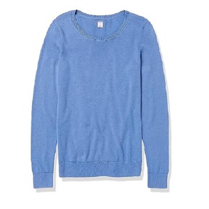 เสื้อสเวตเตอร์คอกลมผ้าวูลโอเวอร์ไซส์สำหรับผู้หญิงเสื้อสเวตเตอร์ผ้าขน100% สไตล์ลำลองสีพื้นจากบังคลาเทศ - Product Image 5