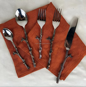 ชุดช้อนส้อมทรงกิ่งต้นไม้วินเทจที่ขายดีที่สุด (แพ็ค 5) - Product Image 6
