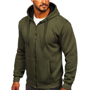 Nouvel arrivage de sweats à capuche zippés pour hommes personnalisés séchage rapide respirant confortable avec impression de design personnalisé logo personnalisé - Product Image 3