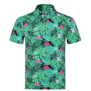Venta caliente diseño personalizado sublimación impresión para camisa hombres alta calidad transpirable secado rápido manga corta inteligente Casual verano - Product Image 1