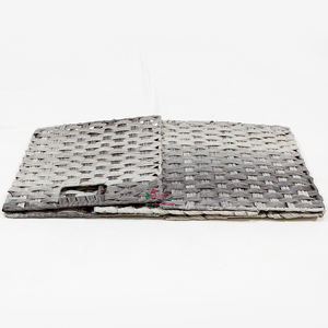 Artex Dong Thap Factory Handicraft Woven Storage <b>Basket</b> Multipurpose Organizer for Kitchen <b>Laundry</b> Home with <b>Plastic</b> Strap - Product Image 6