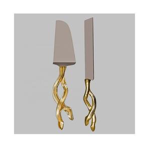 ชุดมีดตัดและเสิร์ฟเค้กโลหะมีดตัดเค้กด้ามจับดีไซน์คลาสสิก - Product Image 1