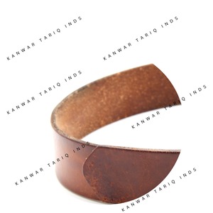 Ceinture faite à la main en cuir véritable double couche en cuir de vachette occidental pour hommes fabricant décontracté personnalisé avec matériau en acier - Product Image 4