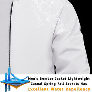 Nueva gran oferta, nombre de equipo personalizado, Letterman, moda de alta calidad, bombardero de invierno para hombre, parches bordados, chaqueta Universitaria de Trabajo para hombre - Product Image 2