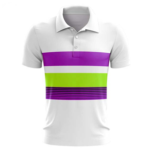 Camiseta Polo de Golf Transpirable para Hombre, Diseño Liso, Algodón, Tallas Grandes, Logotipo Personalizado, OEM - Product Image 3