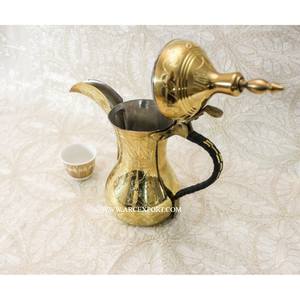 Nueva Cafetera Árabe (Dallah) de Latón Macizo de Diseño Creativo y Café Árabe Premium para una Experiencia Inolvidable a un Precio Razonable - Product Image 2