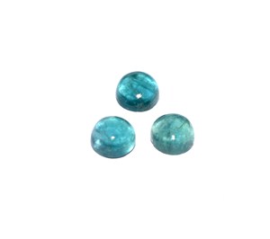 Cabujón de fluorita forma redonda parte posterior plana calibrada tamaño 4mm a 13mm cabina de fluorita verde fluorita Natural piedra preciosa suelta para Joya - Product Image 5