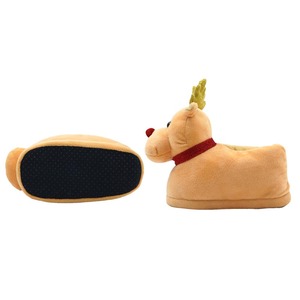 Pantofole in peluche a forma di <span class=keywords><strong>cervo</strong></span> all'ingrosso, personalizzabili per Natale, pantofole da interno in peluche a forma di animale - Product Image 6