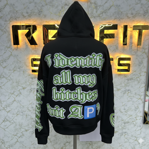 Sudaderas con capucha con cremallera de baja tasa de corte perfecto de alta calidad profesional al por mayor estilo de moda de diseño de serigrafía personalizado - Product Image 2