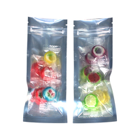 Sacs zip-lock en plastique brillant imprimés avec logo personnalisé emballage à trou européen avec fenêtre transparente pour étuis de téléphone portable câbles USB