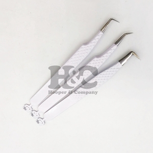 Pinzas de extensión de pestañas Hello Kitty de calidad superior Pinzas de pestañas sostenibles Pinzas de Hello Kitty de visón de acero inoxidable - Product Image 2