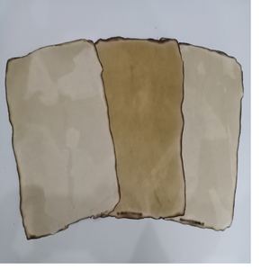 Papiers faits à la main sur mesure vieux look antique thème vintage en taille 10x13 pouces adapté aux reliures de livres - Product Image 1