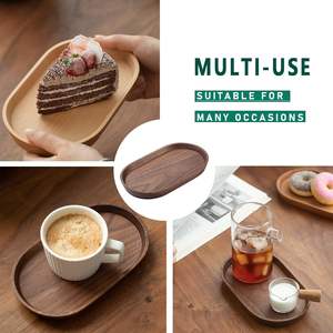 ถาดไม้รูปไข่สำหรับเสิร์ฟชากาแฟถาดเล็กสำหรับเสิร์ฟอาหารถาดตกแต่งสำหรับใส่ผลไม้อาหารเรียกน้ำย่อย - Product Image 5