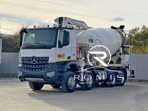 Camion Betoniera con Pompa Mercedes-Benz Arocs 3743 Bianco 8x4 con Braccio Telescopico e Elevato Momento di Carico - Product Image 4