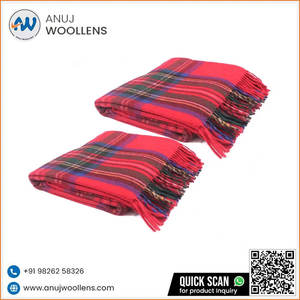 Manta de punto Royal Stewart personalizada de alta calidad supersuave y esponjosa superventas para dormitorio - Product Image 4