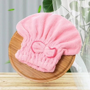 Gorro de pelo seco de terciopelo Coral, absorbente, fácil de secar, lazo de ducha, gorro de princesa grueso, <span class=keywords><strong>toalla</strong></span> para la cabeza - Product Image 5