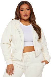 Conjunto Deportivo Y2K con Pedrería, Sudadera con Capucha y Pantalones Acampanados, Estilo Urbano - Product Image 3