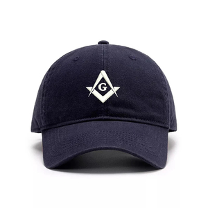 Men's Baseball Cap for Masonic Regalia Embroidered Hat Cotton Baseball Caps Master Mason Custom Freemason Embroidery Custom Hats - Product Image 2