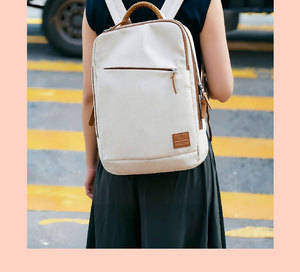 FX CREATIONS Vintage Style 13" <b>Laptop</b> <b>Backpack</b>, Patent AGS Anti‑Gravity Pressure Relief Daypack, 900D PU Water‑Resistant Oxford - Product Image 2