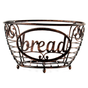 Handmade Iron Black Color Bread Basket Finest Quality Customized Shape Table Top Bread Basket For Hot Sale - Product Image 6
